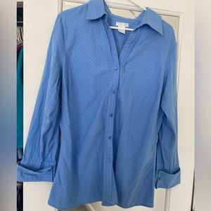 Blue Pin Stripe Button Down 18
